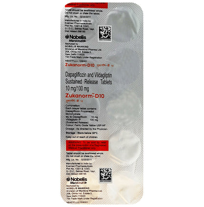 Zukanorm-D 10 Tablet SR