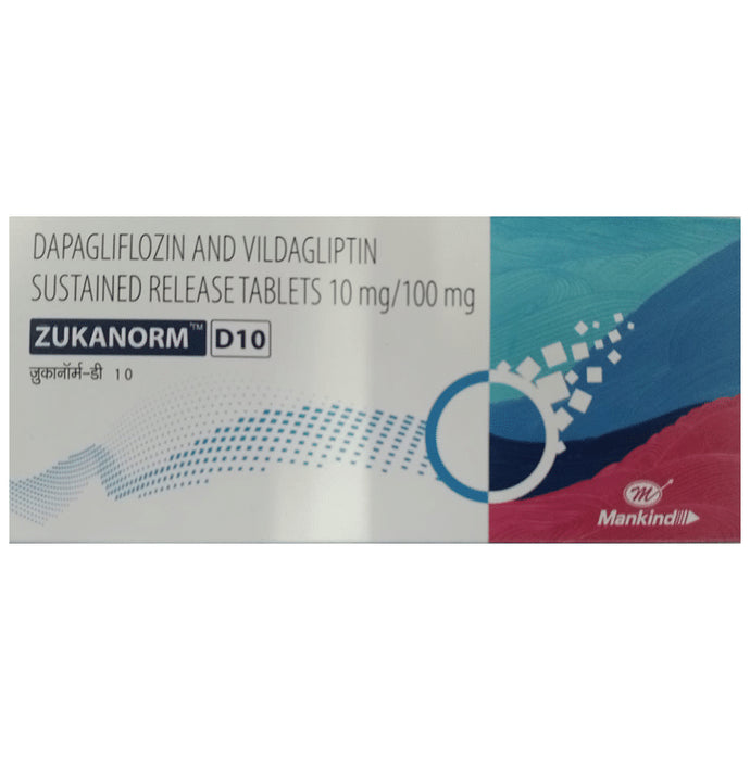 Zukanorm-D 10mg/100mg Tablet - Classic Derma
