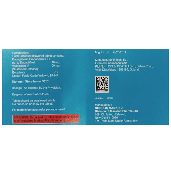 Zukanorm-D 10mg/100mg Tablet