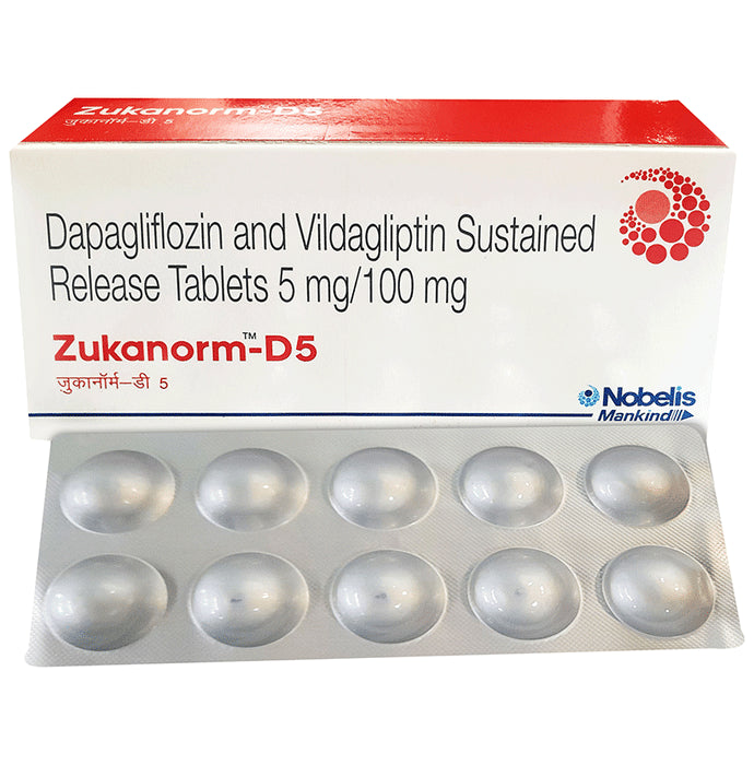 Zukanorm-D 5 Tablet SR - Classic Derma