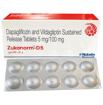 Zukanorm-D 5 Tablet SR - Classic Derma