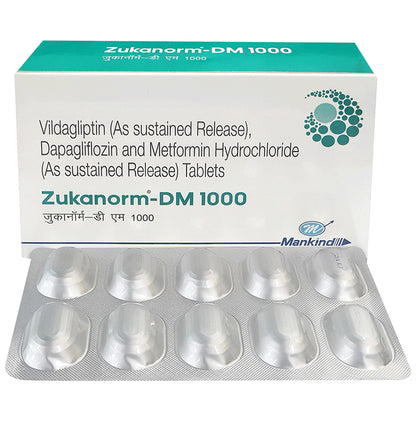 Zukanorm-DM 1000 Tablet SR - Classic Derma