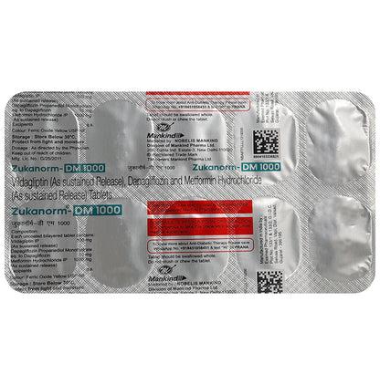 Zukanorm-DM 1000 Tablet SR