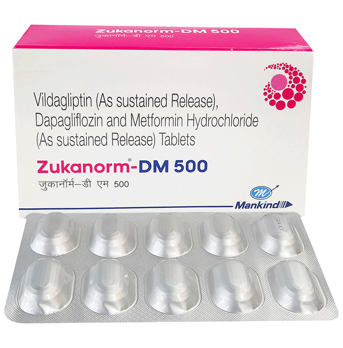 Zukanorm-DM 500 Tablet SR - Classic Derma
