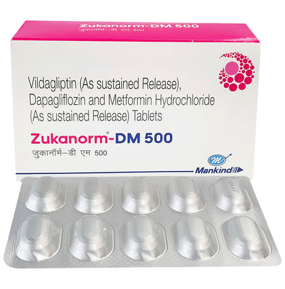 Zukanorm-DM 500 Tablet SR - Classic Derma