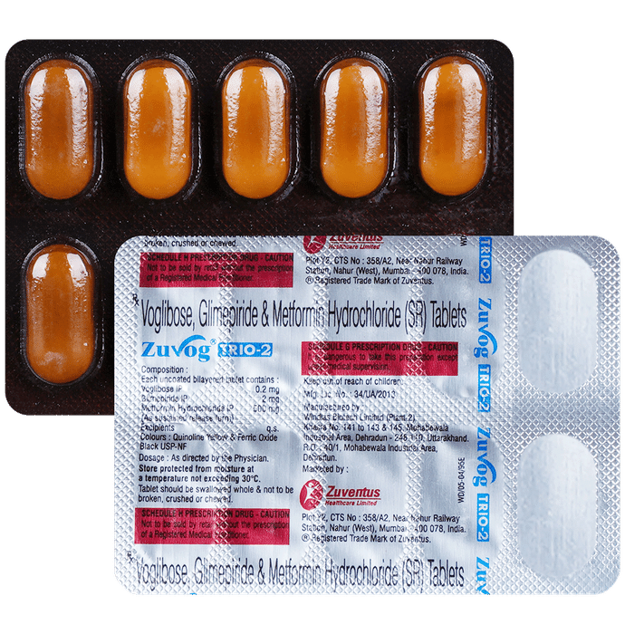 Zuvog Trio 2 Tablet SR - Classic Derma