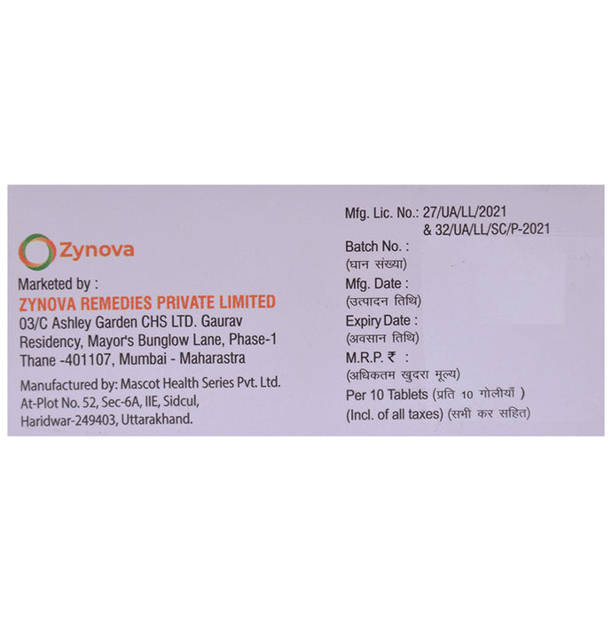 Zyflozin 10 Tablet