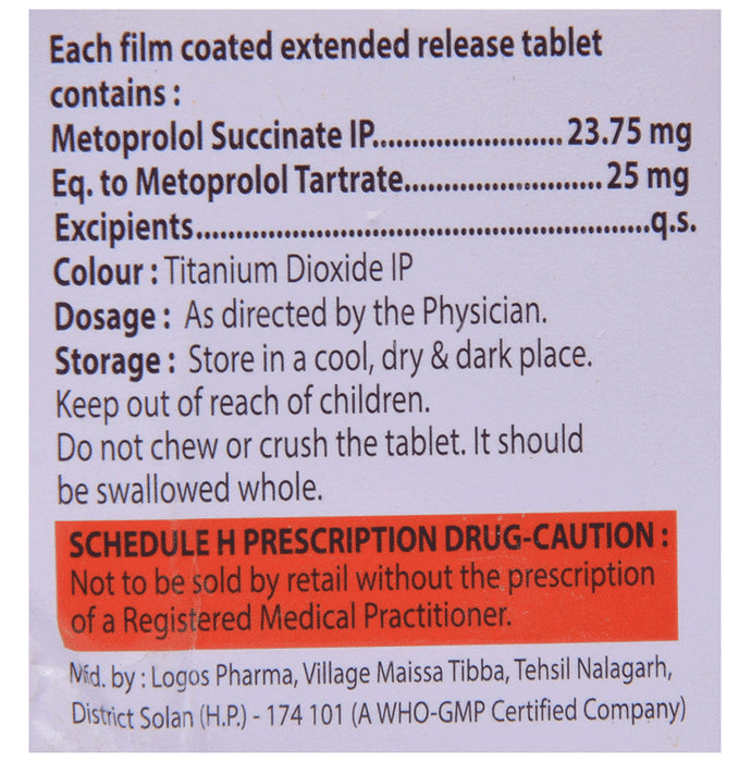 Zylol 25 XR Tablet
