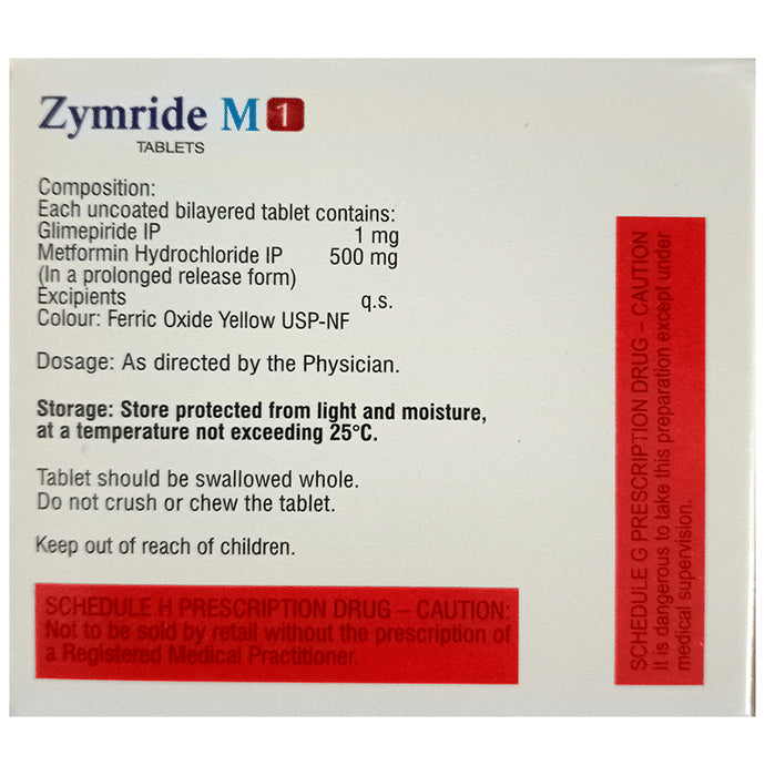 Zymride M 1 Tablet PR