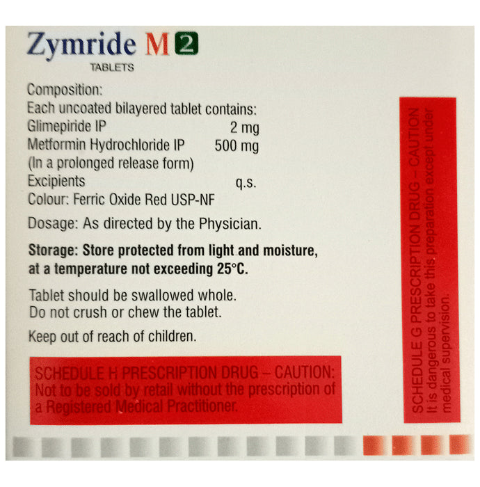Zymride M 2 Tablet PR
