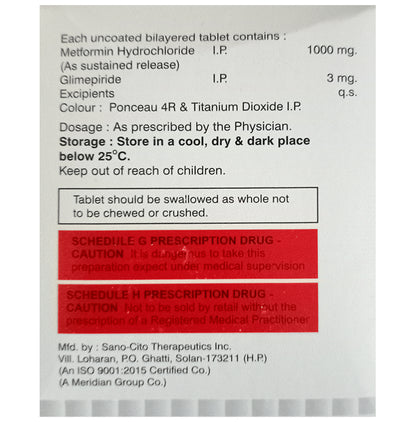 Zymride M 3 Forte Tablet PR