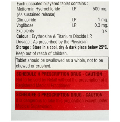 Zymride MV 1 Tablet SR