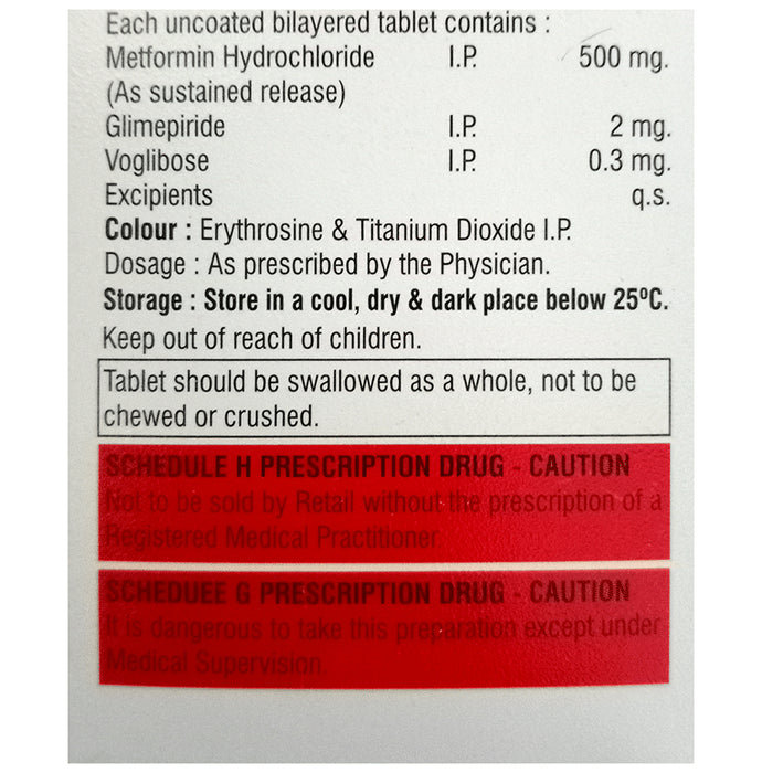 Zymride MV 2 Tablet SR