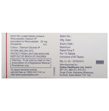 Zyrova 20 Tablet