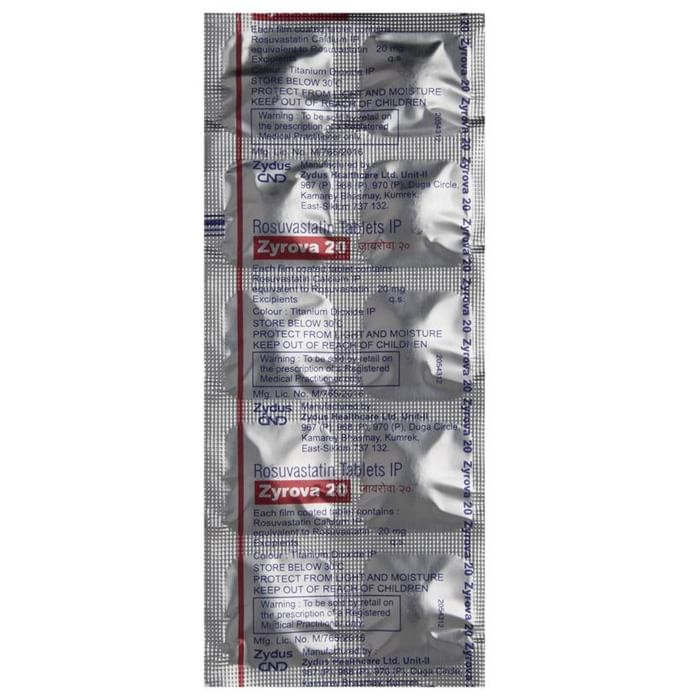 Zyrova 20 Tablet