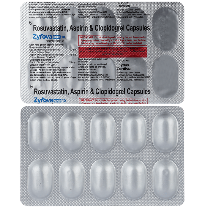 Zyrova Gold 10 Capsule - Classic Derma
