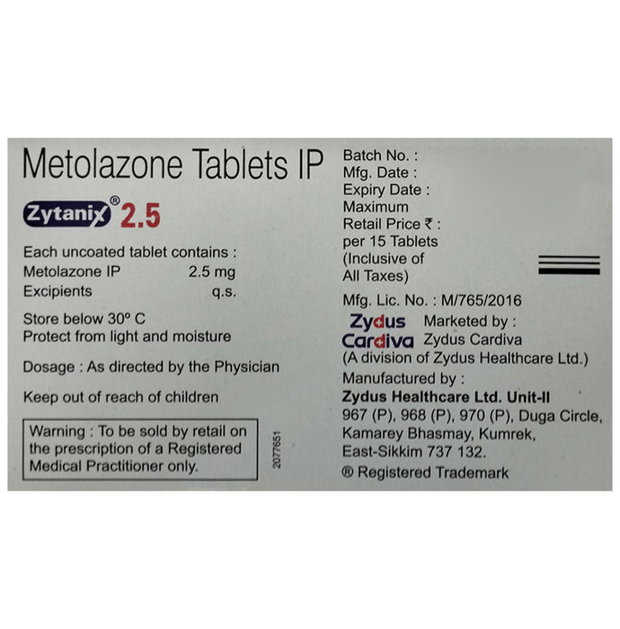 Zytanix 2.5 Tablet