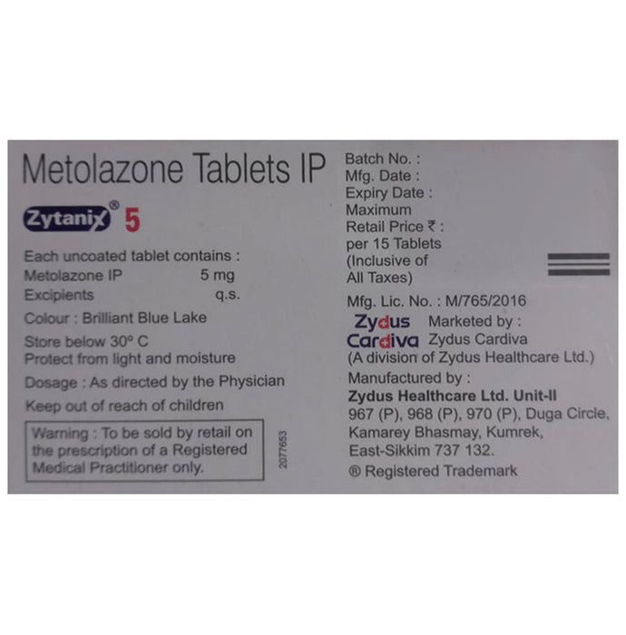 Zytanix 5 Tablet