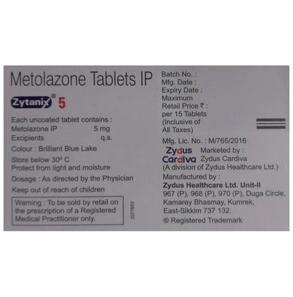 Zytanix 5 Tablet