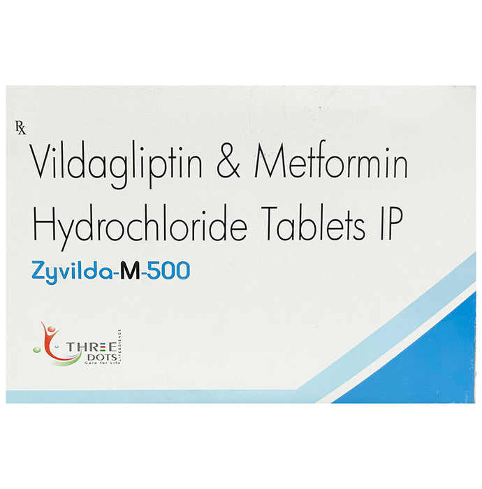 Zyvilda M 500mg/50mg Tablet - Classic Derma