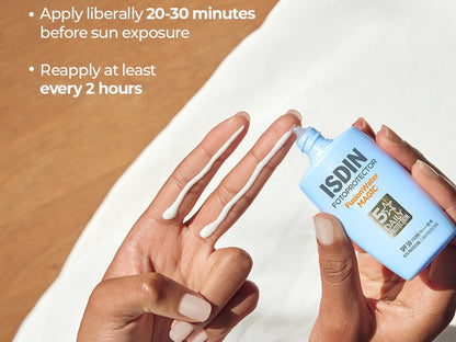 ISDIN Fotoprotector Fusion Water SPF 50 1.7 Fl Oz | 50 ml