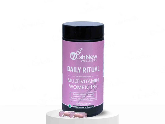 WishNew Wellness Daily Ritual Multivitamin Capsule For Women 18+ - Classic Derma