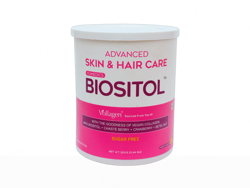 Yumedics Biositol Advanced Skin & Hair Care Vegan Collagen Powder - Mango Flavour - Classic derma