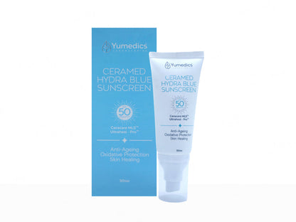 Yumedics Ceramed Hydra Blue Sunscreen SPF 50 PA ++++ - Classic derma