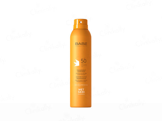 BABE Transparent Sunscreen Wet Skin SPF 50 - Classic derma