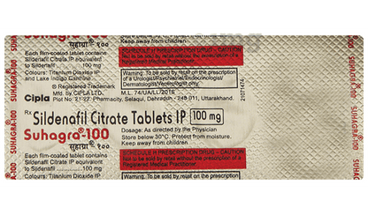 Suhagra 100mg Tablet
