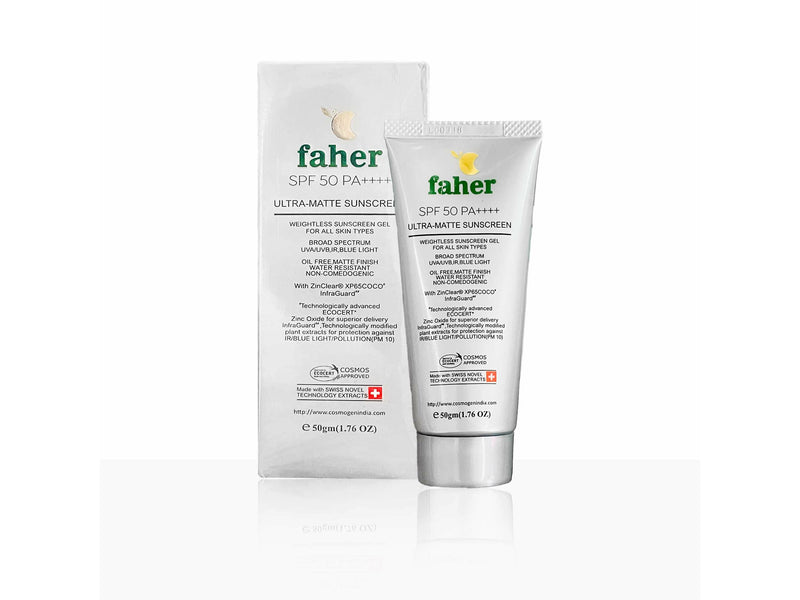 Buy Faher Ultra Matte Sunscreen SPF 50 PA+++ Online | Classic Derma ...