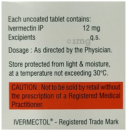 Iverctin 12mg Tablet