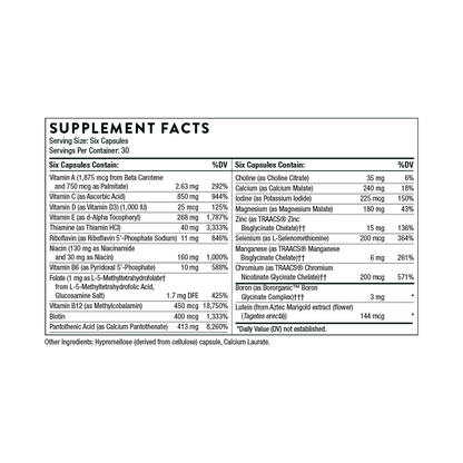 Thorne Men's Multi 50+ Multivitamin Capsules, 180 Capsules